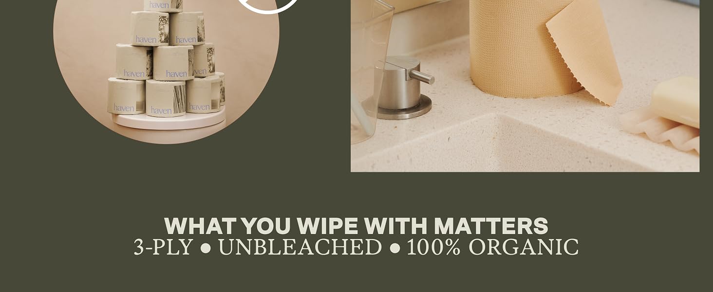 3-ply unbleached toilet paper