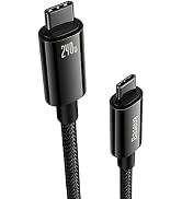 Baseus USB C Cable, 240W PD 5A Fast Charging USBC to USBC Cable, Zine Alloy Nylon Braided Type C ...