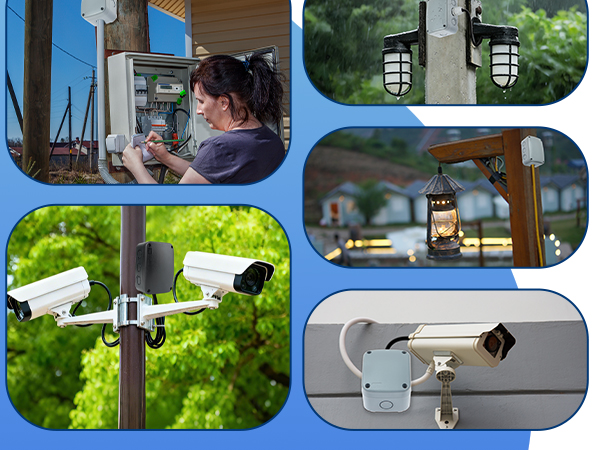 Water Resistant Dustproof ABS Plastic Project Enclosure