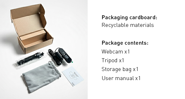 webcam Package Contents