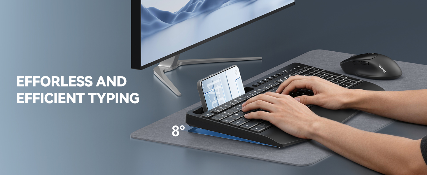 Wireless Keyboard and Mouse Combo