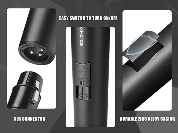 dynamic vocal handheld microphone professional singing microphone corded microphone
