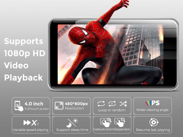 innioasis 80gb mp3 player with bluetooth and wifi