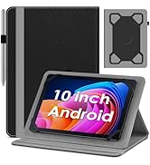 DETUOSI Universal 10 Inch Tablet Case,10.1 Inch Android Tablet Cover, Protective Folio Stand Case...