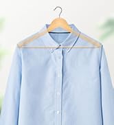 HOUSE DAY Wooden Hangers 20 Pack, Solid Wood Hanger with Non Slip Pant Bar, Heavy Duty Wooden Coa...
