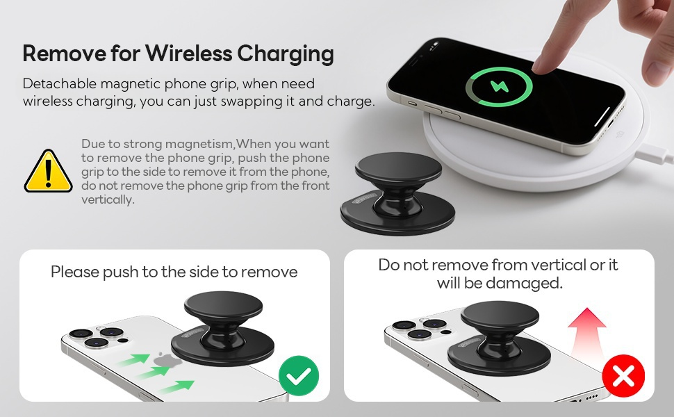 For magsafe phone grip kickstand