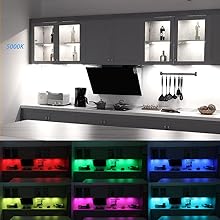 5000K RGBW Under Cabinet LED Lights Kit--Application