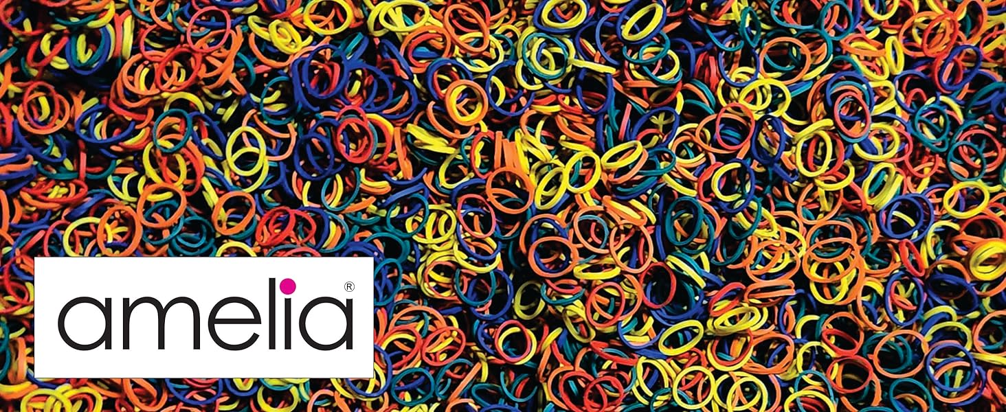 Amelia Beauty 500 Count Rubber Ponytail Holders