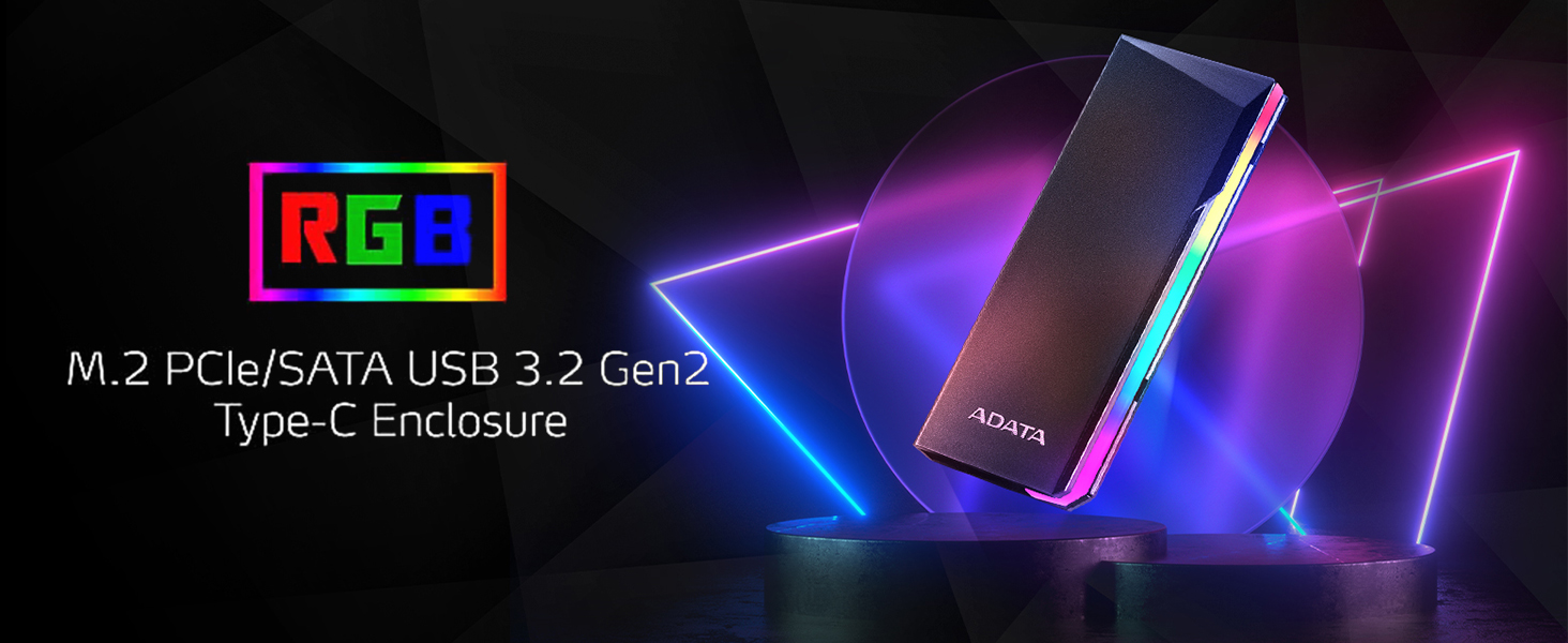 M.2 PCIe/SATA SSD Enclosure