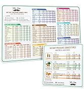 Mr. Pen- Pressure Cooker Cheat Sheet Magnet Set, Instant Pressure Cooker Times, Magnetic Pressure...
