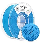 YXPOLYER Flexible PLA Food-Grade Soft PLA 92A 3D Printing Filament 1.75mm 1KG Blue for Bouncy Air...