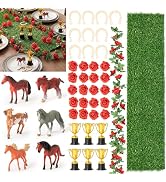 R HORSE Derby Horse Party Decorations - 44Pcs Derby Party Centerpieces for Table with Artificial ...