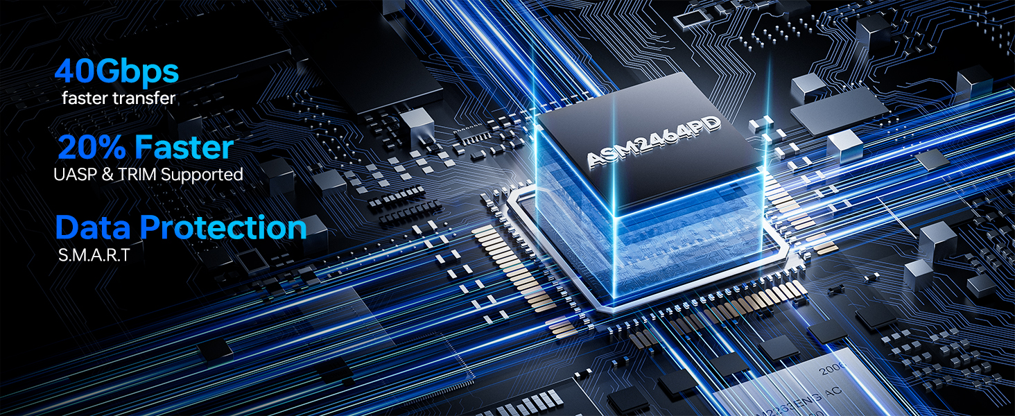 40Gbps M.2 NVME SSD Enclosure