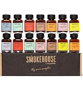 Smokehouse by Thoughtfully, Gourmet BBQ Sauce Sampler Variety Pack in Glass Bottles, Vegan and Ve...