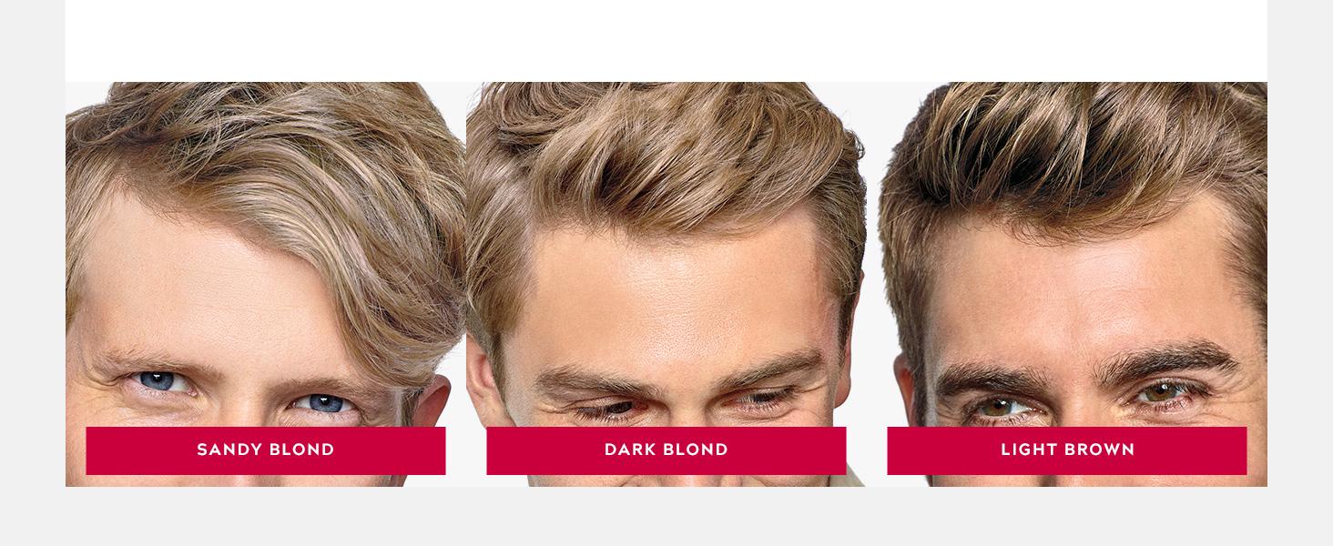 Shades: Sandy Blond, Dark Blond, Light Brown