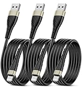 OIITH Apple MFi Certified iPhone Charger Cable 3 Pack 6 Ft, Long Lightning Charging Cord, Fast 2....
