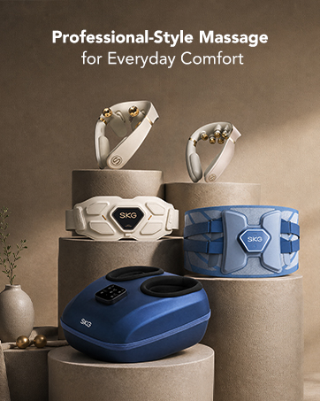 SKG neck massager and back massager with Heat