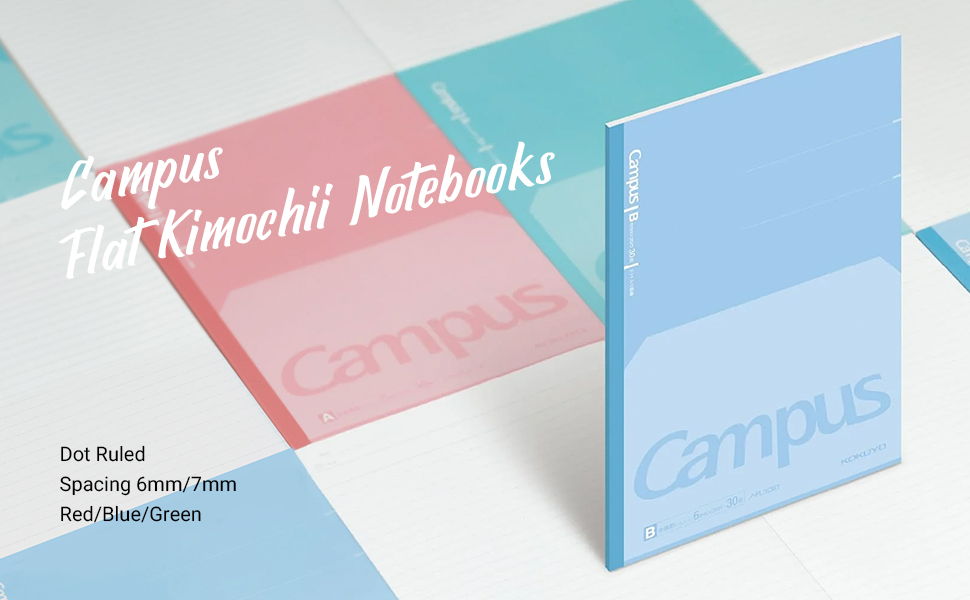 kokuyo Flat kimochii notebook campus subject composition