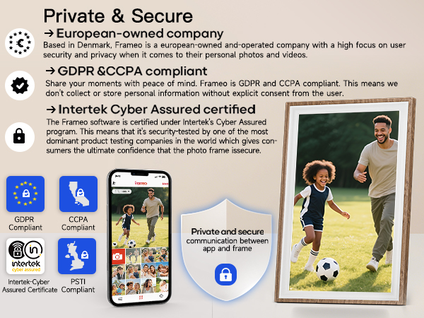 frameo digital frame wifi picture photo video share moment from phone