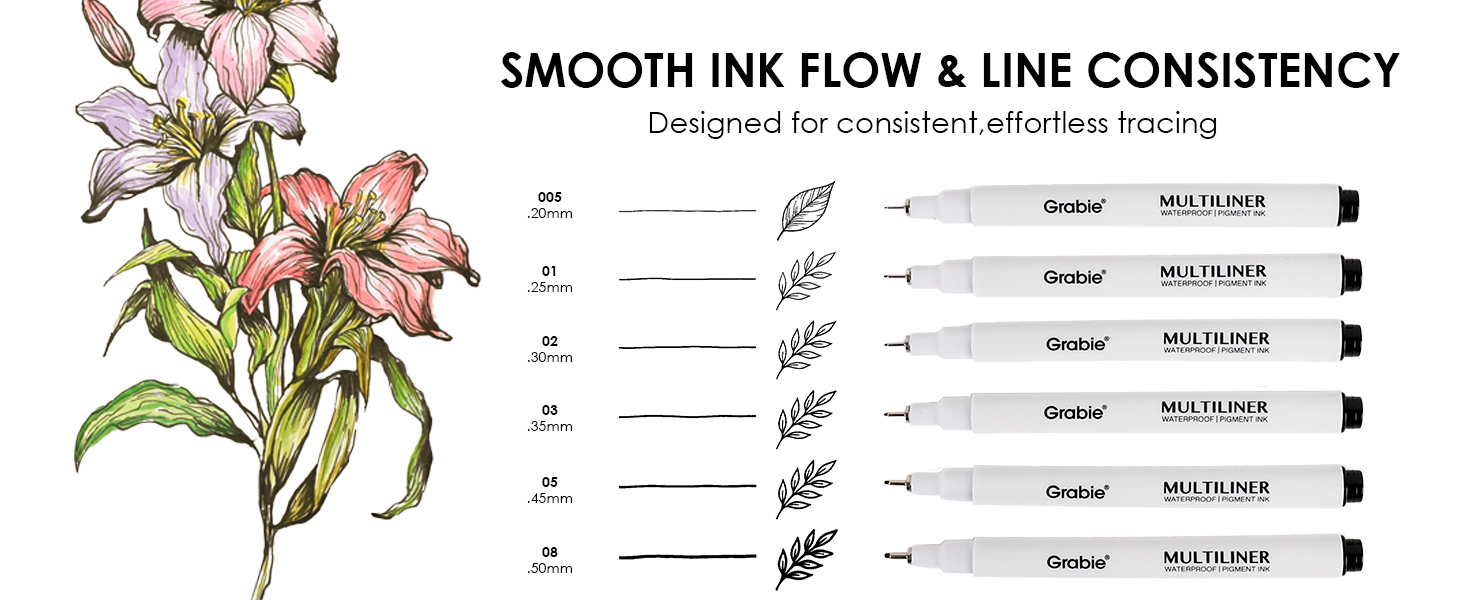 fineliner pens