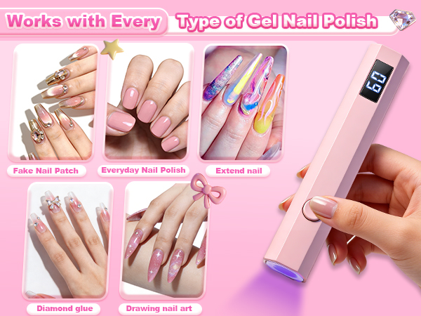 single finger uv nail lamp