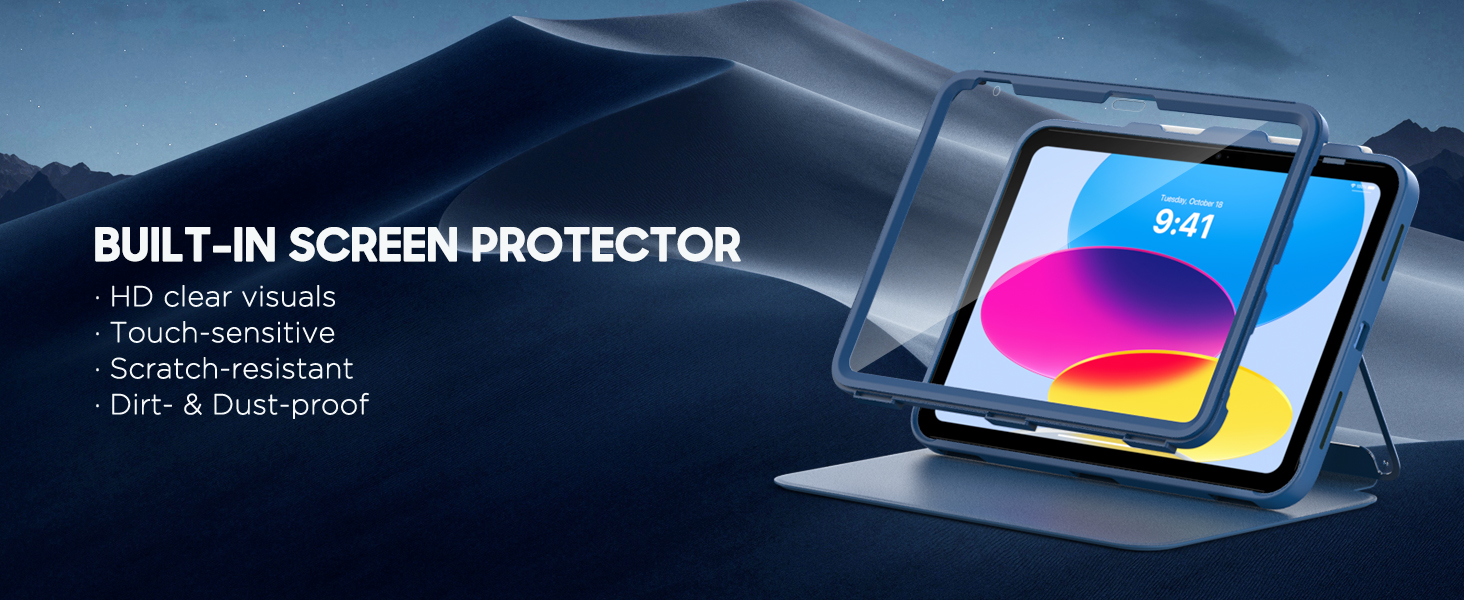 Built-in Screen Protector