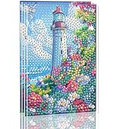 Ginfonr DIY Acrylayers Diamond Art Painting Kit for Adults, Lighthouse 4-Layer Acrylic Magnetic D...