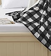 Westinghouse Electric Throw Heated Throw Blanket Soft Flannel & Sherpa Heating Blanket with 6 Hea...