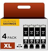 NEXTPAGE PGI-280 XXL PGBK Ink Cartridges Replacement for Canon 280XXL for TR8620a TR8600 TR8622a ...