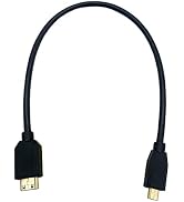 Halokny 8K Micro HDMI to Mini HDMI Cable,1Ft 8K@60hz Micro HDMI Male to Mini HDMI Male High Speed...