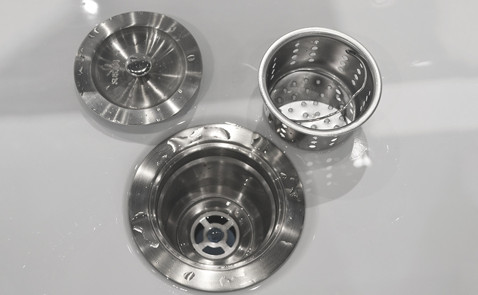 drain with water