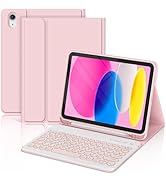 KBCASE Keyboard Case for iPad A16 11 inch 2025 / 10th Generation 10.9 inch 2022, Detachable Wirel...