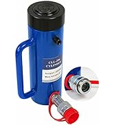 AMZCNC 10 tons 4" Stroke Hydraulic Cylinder with Lock Nut Lifting Jack Ram Hydraulic Cylinder Ram...