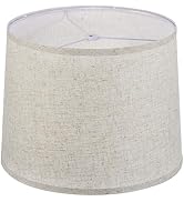 PATIKIL Lamp shades for Table Lamps 11.4" Top x 12.6" Bottom x 9.8" High Drum Lamp shades for Flo...