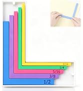 Paper Crafting Alignment Guide Set with Case,Margin Precision Layering Matting Spacers,Precision ...