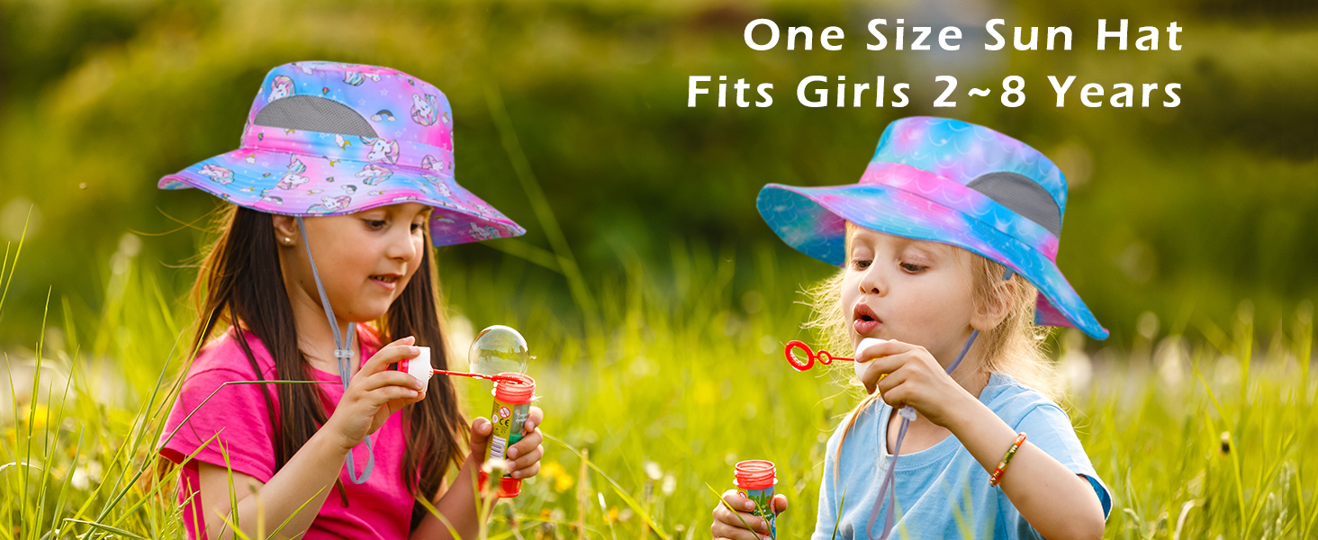 kids girls fishing hat