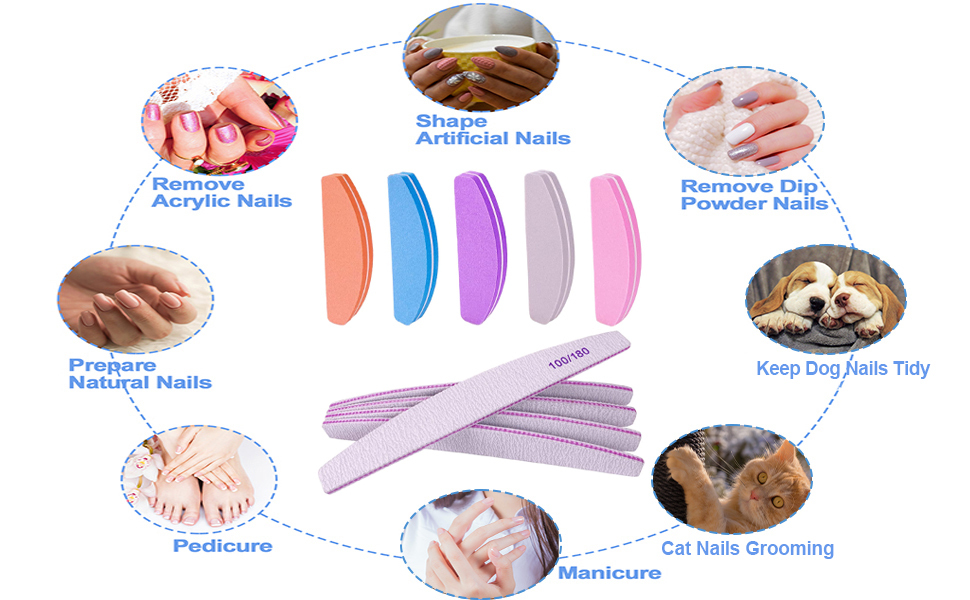nail files and buffers