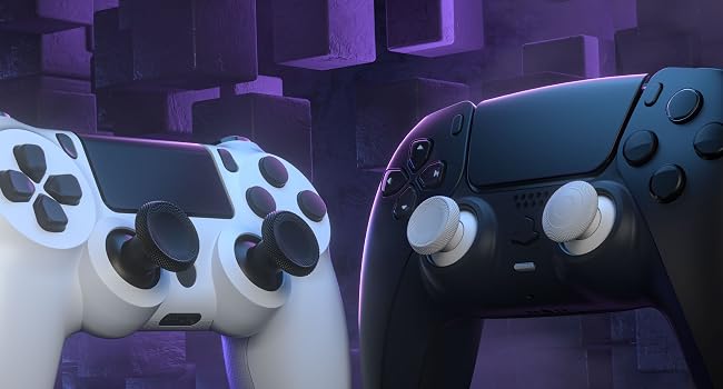 eXtremeRate ThumbsGear EDGE V3 Interchangeable Thumbsticks for PS5, PS4 Controller Analog Joysticks
