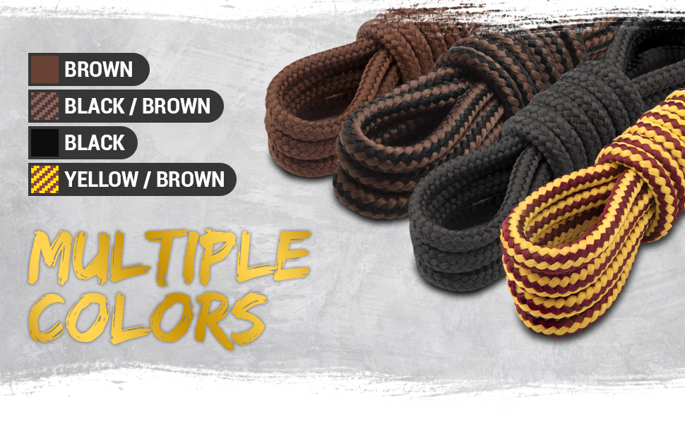 Miscly Boot Laces Heavy duty shoelaces shoe laces Hiking Strong Winter men women work