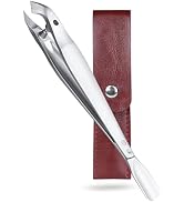 SG Nekoo Cuticle Trimmer and Pusher 2-in-1 mini Cuticle nippers,Surgical-Grade Stainless Steel, C...