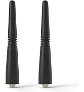 HT1250 Radio Antenna Replacement UHF 403–470MHz Short Stubby Antenna SMA Male 2 Pack Walkie Talki...