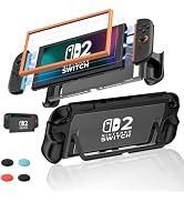 Switch 2 Grip Case - TPU Protective for Nintendo Switch 2 Grip Case, Shockproof & Scratch-Resista...