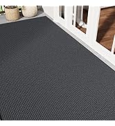 EZ2LIVE Large Commercial Door Mat, 4' x 8' Front Door Mat Outside Entrance, Low Profile Easy Clea...