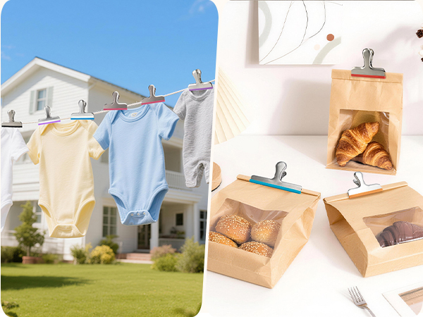 snack clips clips for bags clips for food packages clips for chips magnetic clips heavy duty