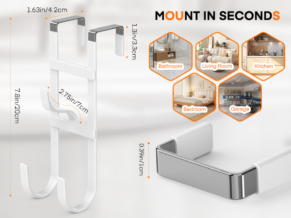 door organizer white back of door organizer coat clothes hangers long