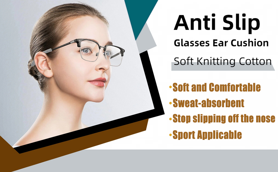 anti slip glasses ear cushion