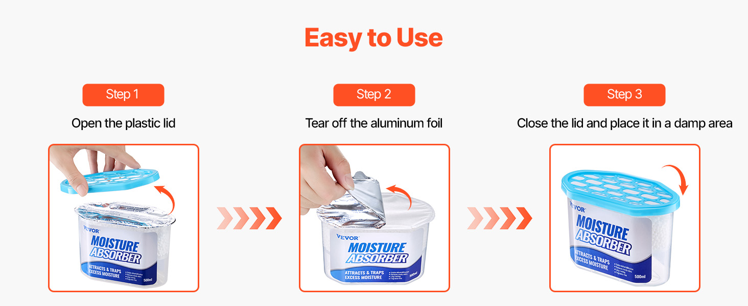 hi-capacity moisture absorber bucket