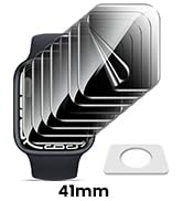 UniqueMe 8 Pack for Apple Watch Privacy Screen Protector 41mm, Apple Watch Series 9/8/7 Screen Pr...