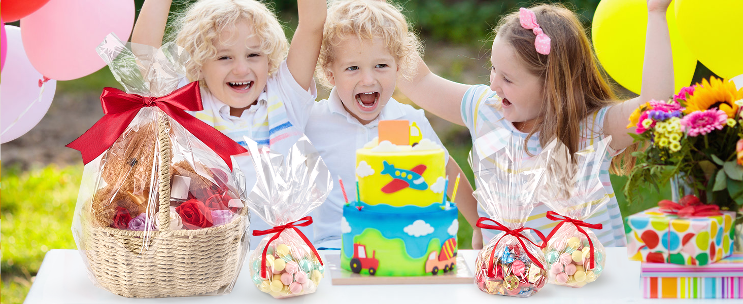 gift basket wrapping roll