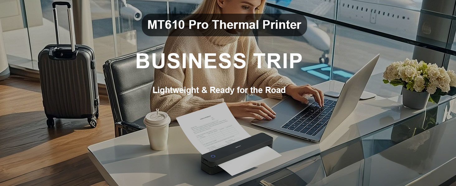 Portable Printer Wireless for Travel